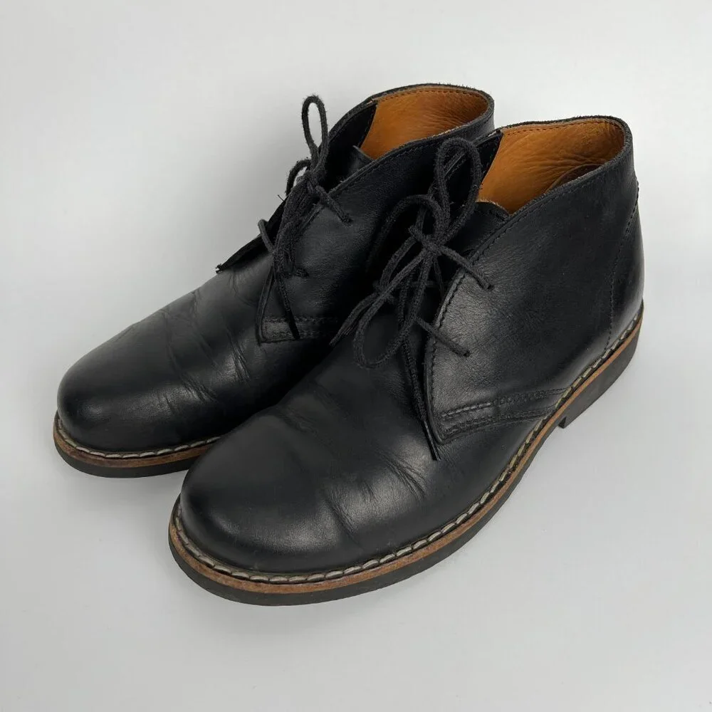 Vintage Roots Leather Short Lace Up Chukka Desert Boots Made In Canada Canadian - Picture 7 of 7